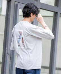 coen | アートバックプリントハーフスリーブTシャツ(Tシャツ/カットソー)