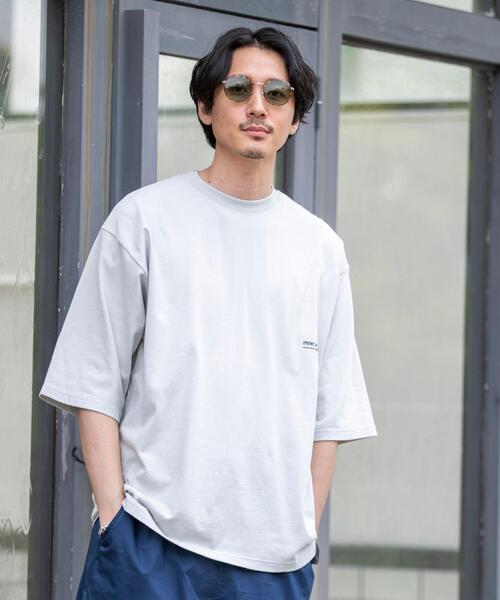 coen(コーエン)の「アートバックプリントハーフスリーブTシャツ(Tシャツ/カットソー・メンズ・ライトグレー/オフホワイト/ライム・X-LARGE/MEDIUM/LARGE/SMALL)」の9枚目の写真