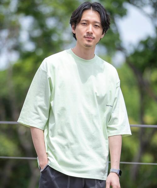 coen(コーエン)の「アートバックプリントハーフスリーブTシャツ(Tシャツ/カットソー・メンズ・ライトグレー/オフホワイト/ライム・X-LARGE/MEDIUM/LARGE/SMALL)」の13枚目の写真