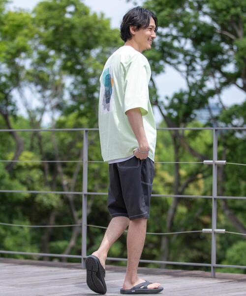 coen(コーエン)の「アートバックプリントハーフスリーブTシャツ(Tシャツ/カットソー・メンズ・ライトグレー/オフホワイト/ライム・X-LARGE/MEDIUM/LARGE/SMALL)」の16枚目の写真