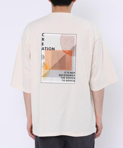 coen(コーエン)の「アートバックプリントハーフスリーブTシャツ(Tシャツ/カットソー・メンズ・ライトグレー/オフホワイト/ライム・X-LARGE/MEDIUM/LARGE/SMALL)」の18枚目の写真