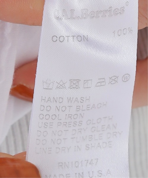 CAL．Berries（カルベリーズ）の「【CAL.Berries / カルベリーズ】COATSAL TEE：Tシャツ◆（Tシャツ/カットソー・レディース・ホワイト/ブラック/パープル・SMALL）」の19枚目の写真