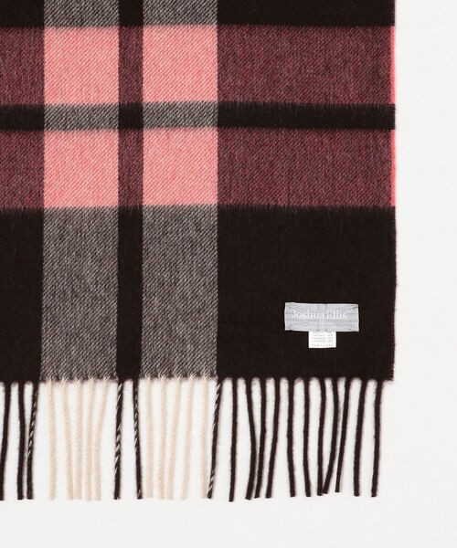 EFFE BEAMS(エッフェビームス)の「Joshua Ellis / Various Checks カシミヤストール(ストール/ショール・レディース・ピンク・ONE SIZE)」の6枚目の写真