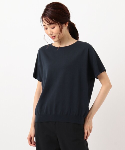 J.PRESS(ジェイプレス)の「【UVカット・洗える】Functional Cotton Blend 袖レース ニット(ニット/セーター・レディース・ピンク系/ターコイズブルー系/ベージュ系/ネイビー系・MEDIUM/LARGE)」の20枚目の写真