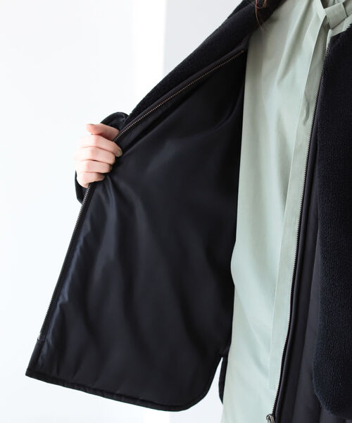 B:MING LIFE STORE by BEAMS - ビームス　3WAY ボア Vネック キルト ブルゾン コート/ジャケット B:MING by BEAMS（ビーミングバイビームス）の「B:MING by BEAMS