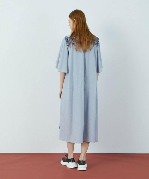 FRAPBOIS（フラボア）の「ストーバー ワンピース（ワンピース・レディース・ブルー系その他/ブラック系その他・1/0）」の4枚目の写真