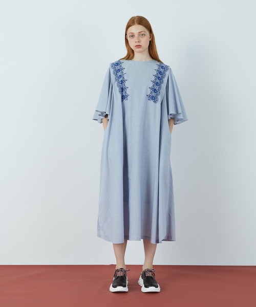 FRAPBOIS（フラボア）の「ストーバー ワンピース（ワンピース・レディース・ブルー系その他/ブラック系その他・1/0）」の2枚目の写真