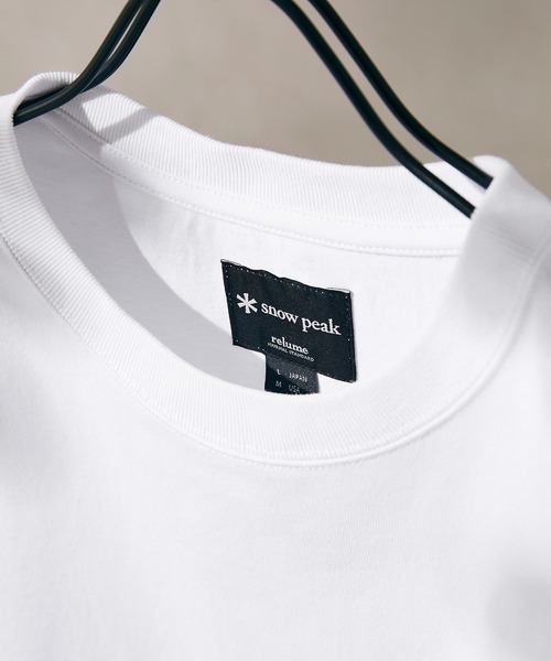 Snow Peak（スノーピーク）の「【Snow Peak×relume / スノーピーク】別注 Camp Fire プリントTシャツ（Tシャツ/カットソー・メンズ・グレー/カーキ/ホワイト・S/M/L）」の21枚目の写真