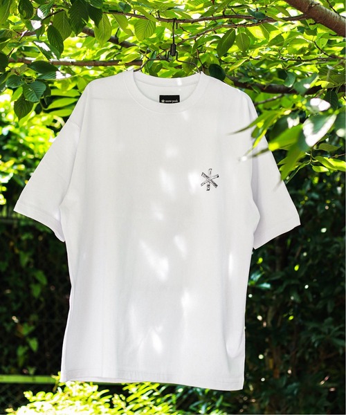 Snow Peak（スノーピーク）の「【Snow Peak×relume / スノーピーク】別注 Camp Fire プリントTシャツ（Tシャツ/カットソー・メンズ・グレー/カーキ/ホワイト・S/M/L）」の4枚目の写真