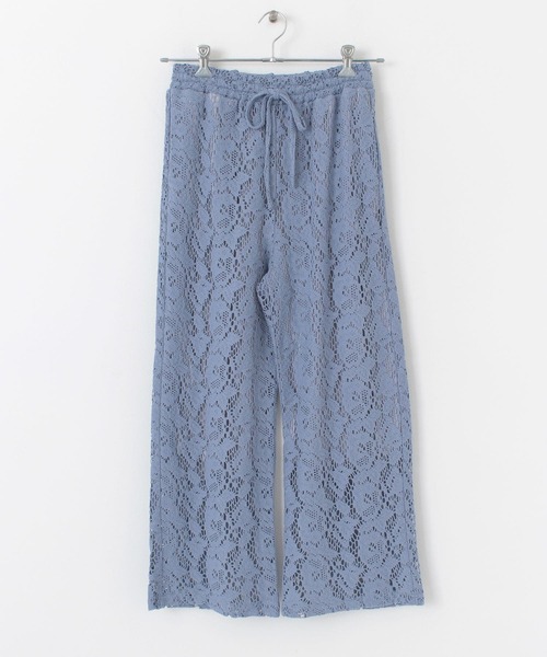 ITEMS URBANRESEARCH（アイテムズ アーバンリサーチ）の「柄編みレースパンツ（その他パンツ・レディース・オフホワイト/チャコールグレー/グレー系その他・FREE）」の19枚目の写真