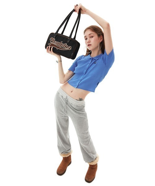 SCULPTOR（スカルプター）の「DENIM SQUARE BOWLING BAG/デニム