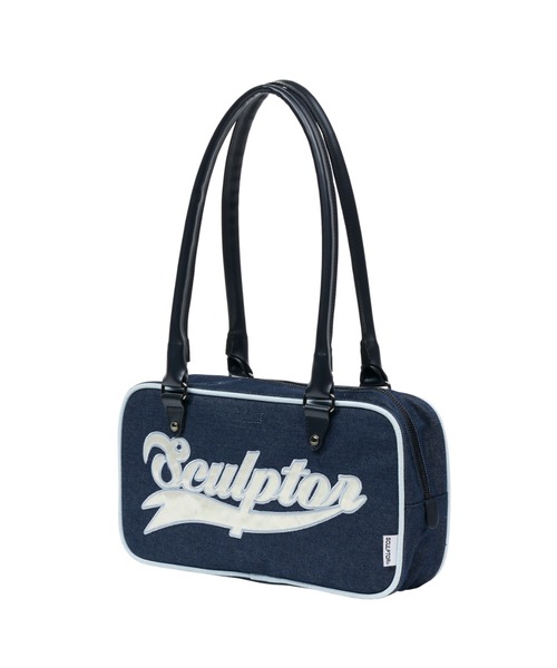 SCULPTOR（スカルプター）の「DENIM SQUARE BOWLING BAG/デニム