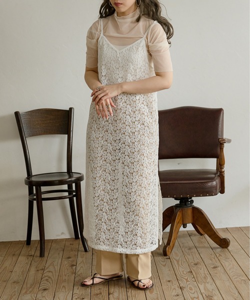 Ambre Neige(アンブルネージュ)の「シアーハイネックトップス/【WEB/EC限定商品】(シャツ/ブラウス・レディース・ホワイト/ブラック/ライトブラウン/グリーン系その他・FREE)」の18枚目の写真