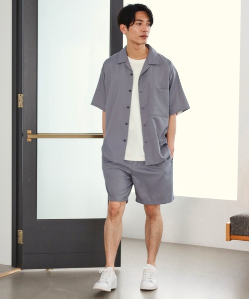LAKOLE(ラコレ)の「エアリーTRオープンカラーシャツ / 952775(シャツ/ブラウス・メンズ・ブラック/ネイビー/ブラウン/グレー/チャコール・SMALL/MEDIUM/LARGE)」の6枚目の写真