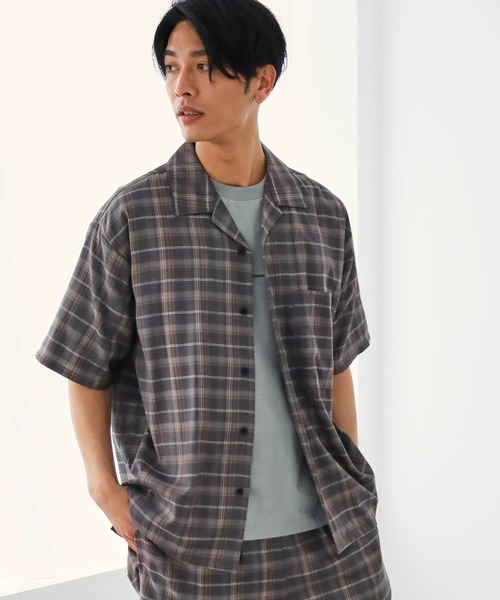 LAKOLE(ラコレ)の「エアリーTRオープンカラーシャツ / 952775(シャツ/ブラウス・メンズ・ブラック/ネイビー/ブラウン/グレー/チャコール・SMALL/MEDIUM/LARGE)」の12枚目の写真
