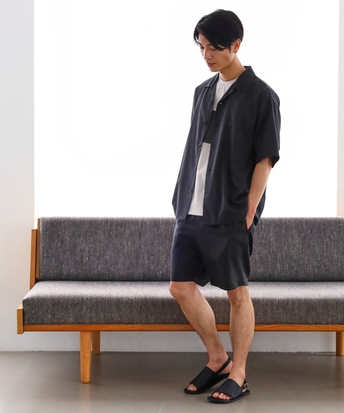 LAKOLE(ラコレ)の「エアリーTRオープンカラーシャツ / 952775(シャツ/ブラウス・メンズ・ブラック/ネイビー/ブラウン/グレー/チャコール・SMALL/MEDIUM/LARGE)」の13枚目の写真