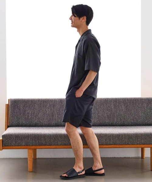LAKOLE(ラコレ)の「エアリーTRオープンカラーシャツ / 952775(シャツ/ブラウス・メンズ・ブラック/ネイビー/ブラウン/グレー/チャコール・SMALL/MEDIUM/LARGE)」の14枚目の写真
