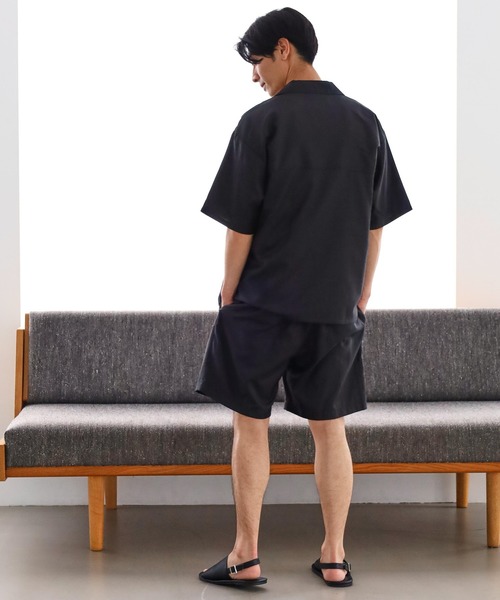 LAKOLE(ラコレ)の「エアリーTRオープンカラーシャツ / 952775(シャツ/ブラウス・メンズ・ブラック/ネイビー/ブラウン/グレー/チャコール・SMALL/MEDIUM/LARGE)」の15枚目の写真