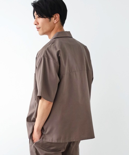 LAKOLE(ラコレ)の「エアリーTRオープンカラーシャツ / 952775(シャツ/ブラウス・メンズ・ブラック/ネイビー/ブラウン/グレー/チャコール・SMALL/MEDIUM/LARGE)」の18枚目の写真