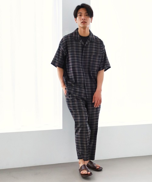 LAKOLE(ラコレ)の「エアリーTRオープンカラーシャツ / 952775(シャツ/ブラウス・メンズ・ブラック/ネイビー/ブラウン/グレー/チャコール・SMALL/MEDIUM/LARGE)」の19枚目の写真