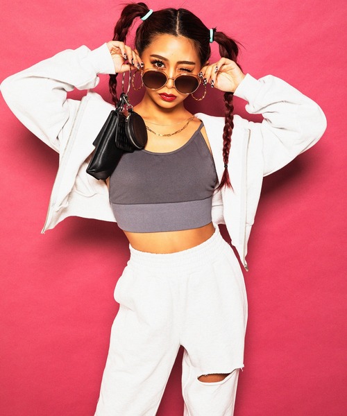 SPIRALGIRL（スパイラルガール）の「リングチャームマルチミニバック（ショルダーバッグ・レディース・ブラック/ベージュ・FREE）」の12枚目の写真