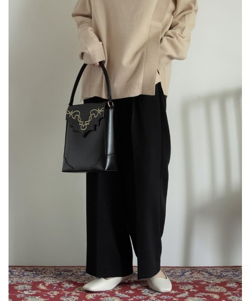 Re:EDIT(リエディ)の「スクエアカットミュールパンプス(サンダル・レディース・パイソン/ボルドー/シルバー/レオパード/ブラック/アイボリー/キャメル/カーキ・MEDIUM/X-LARGE/SMALL/LARGE/XX-LARGE)」の15枚目の写真