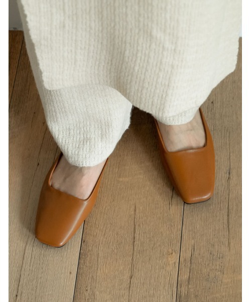 Re:EDIT(リエディ)の「スクエアカットミュールパンプス(サンダル・レディース・パイソン/ボルドー/シルバー/レオパード/ブラック/アイボリー/キャメル/カーキ・MEDIUM/X-LARGE/SMALL/LARGE/XX-LARGE)」の17枚目の写真