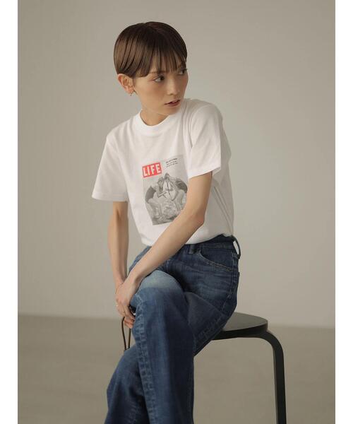 rem closet(レムクローゼット)の「【LIFE別注】Lisa Larsen Tシャツ(Tシャツ/カットソー・レディース・ホワイト・S)」の2枚目の写真