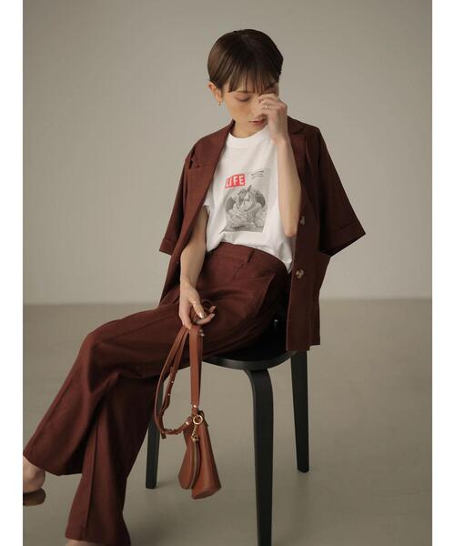 rem closet(レムクローゼット)の「【LIFE別注】Lisa Larsen Tシャツ(Tシャツ/カットソー・レディース・ホワイト・S)」の7枚目の写真
