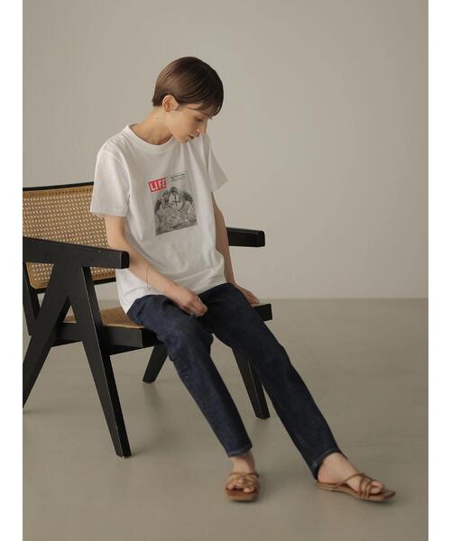 rem closet(レムクローゼット)の「【LIFE別注】Lisa Larsen Tシャツ(Tシャツ/カットソー・レディース・ホワイト・S)」の3枚目の写真