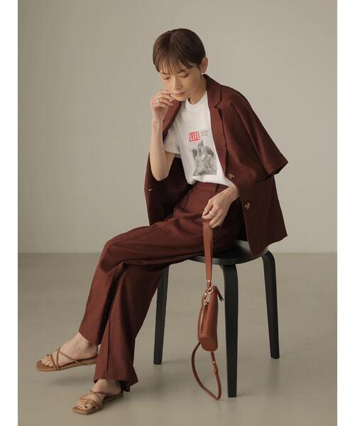 rem closet(レムクローゼット)の「【LIFE別注】Lisa Larsen Tシャツ(Tシャツ/カットソー・レディース・ホワイト・S)」の6枚目の写真