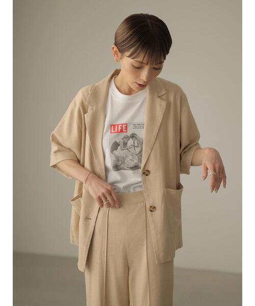 rem closet(レムクローゼット)の「【LIFE別注】Lisa Larsen Tシャツ(Tシャツ/カットソー・レディース・ホワイト・S)」の17枚目の写真