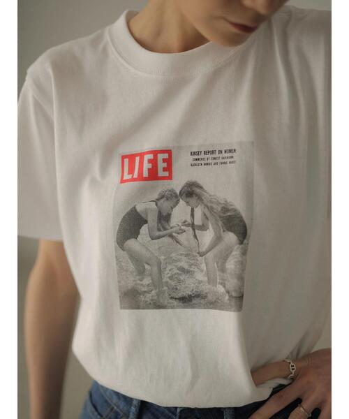rem closet(レムクローゼット)の「【LIFE別注】Lisa Larsen Tシャツ(Tシャツ/カットソー・レディース・ホワイト・S)」の14枚目の写真