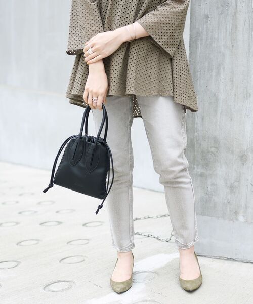 ADD CULUMN(アドカラム)の「【SHIPS別注】ADD CULUMN:TURN S POCHETTE◇(ショルダーバッグ・レディース・ブラック/ピンク/グリーン・ONE SIZE)」の8枚目の写真