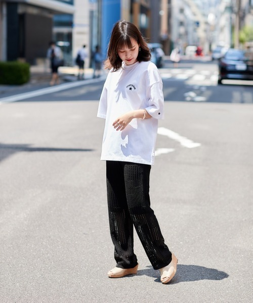 cepo(セポ)の「パッチワークニット イージーパンツ(その他パンツ・レディース・ベージュ/ブラック・M)」の10枚目の写真