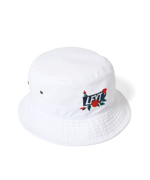 Lafayette（ラファイエット）の「LFYT ラファイエット [Lafayette] - ローズ ボックスロゴ バケットハット [ROSE BOX LOGO BUCKET HAT]（ハット・メンズ・ブラック/ベージュ/ピンク/ホワイト・ONE SIZE）」の9枚目の写真
