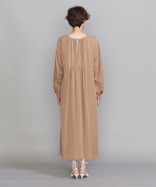 BEAUTY&YOUTH UNITED ARROWS(ビューティーアンドユースユナイテッドアローズ)の「BY クルーネック&Vネックロングスリーブ ワンピース -2WAY-(ワンピース・レディース・ブラック/ベージュ/オレンジ系その他・FREE)」の20枚目の写真