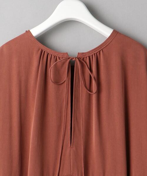 BEAUTY&YOUTH UNITED ARROWS(ビューティーアンドユースユナイテッドアローズ)の「BY クルーネック&Vネックロングスリーブ ワンピース -2WAY-(ワンピース・レディース・ブラック/ベージュ/オレンジ系その他・FREE)」の13枚目の写真