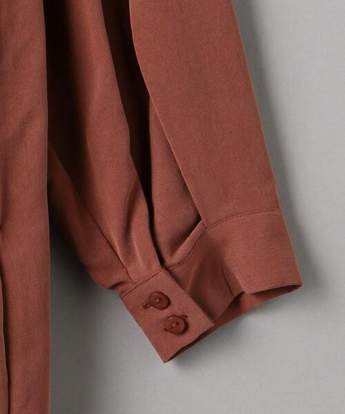 BEAUTY&YOUTH UNITED ARROWS(ビューティーアンドユースユナイテッドアローズ)の「BY クルーネック&Vネックロングスリーブ ワンピース -2WAY-(ワンピース・レディース・ブラック/ベージュ/オレンジ系その他・FREE)」の9枚目の写真