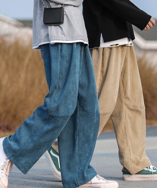 MGV（エムジーヴィー）の「コーデュロイ切替ストレートパンツ（その他パンツ・メンズ・ブルー/ブラック/ベージュ/カーキ・X-LARGE/MEDIUM/LARGE）」の20枚目の写真