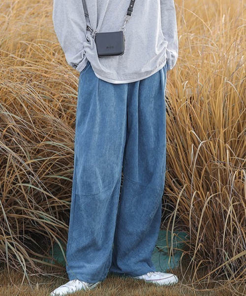 MGV（エムジーヴィー）の「コーデュロイ切替ストレートパンツ（その他パンツ・メンズ・ブルー/ブラック/ベージュ/カーキ・X-LARGE/MEDIUM/LARGE）」の13枚目の写真