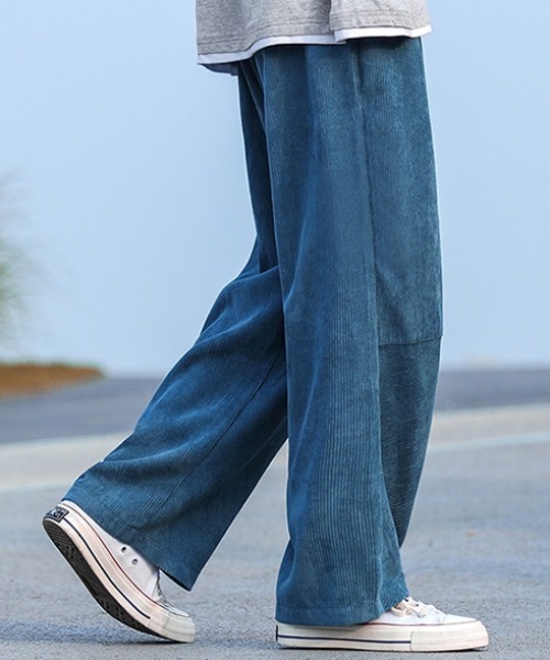 MGV（エムジーヴィー）の「コーデュロイ切替ストレートパンツ（その他パンツ・メンズ・ブルー/ブラック/ベージュ/カーキ・X-LARGE/MEDIUM/LARGE）」の18枚目の写真