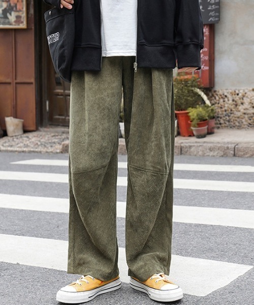 MGV（エムジーヴィー）の「コーデュロイ切替ストレートパンツ（その他パンツ・メンズ・ブルー/ブラック/ベージュ/カーキ・X-LARGE/MEDIUM/LARGE）」の11枚目の写真