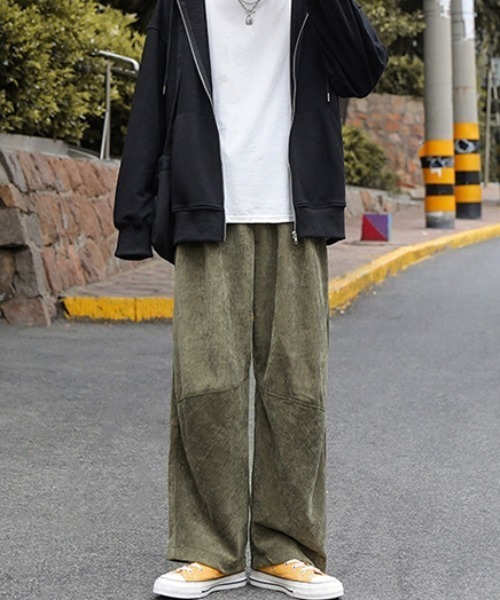 MGV（エムジーヴィー）の「コーデュロイ切替ストレートパンツ（その他パンツ・メンズ・ブルー/ブラック/ベージュ/カーキ・X-LARGE/MEDIUM/LARGE）」の16枚目の写真