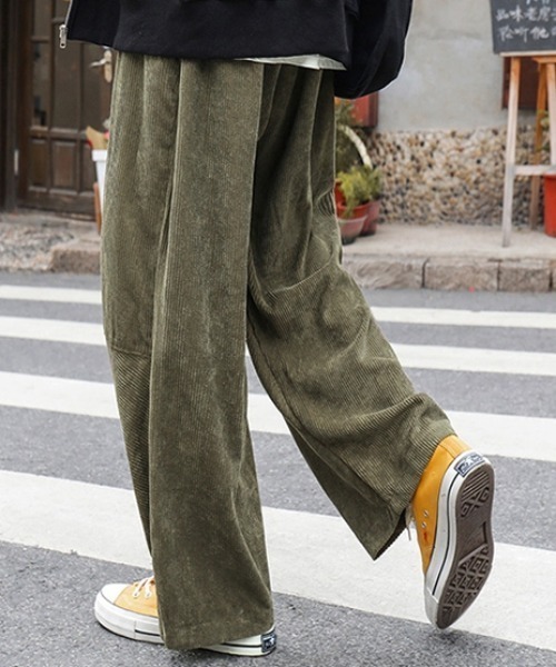 MGV（エムジーヴィー）の「コーデュロイ切替ストレートパンツ（その他パンツ・メンズ・ブルー/ブラック/ベージュ/カーキ・X-LARGE/MEDIUM/LARGE）」の9枚目の写真