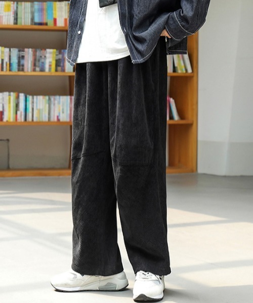 MGV（エムジーヴィー）の「コーデュロイ切替ストレートパンツ（その他パンツ・メンズ・ブルー/ブラック/ベージュ/カーキ・X-LARGE/MEDIUM/LARGE）」の7枚目の写真