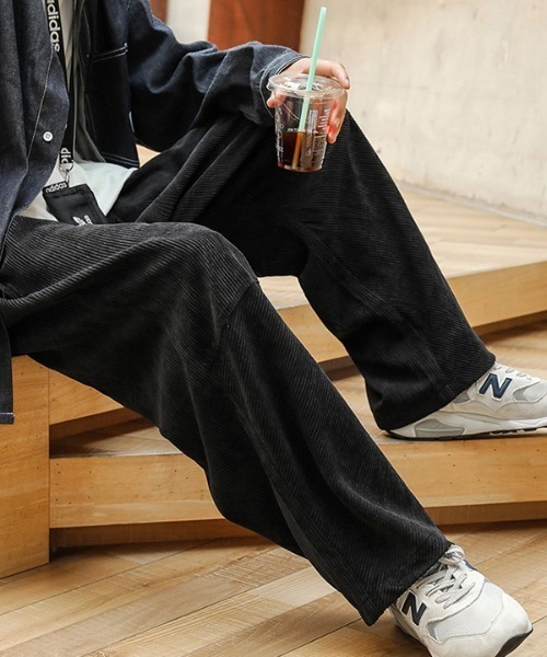 MGV（エムジーヴィー）の「コーデュロイ切替ストレートパンツ（その他パンツ・メンズ・ブルー/ブラック/ベージュ/カーキ・X-LARGE/MEDIUM/LARGE）」の17枚目の写真