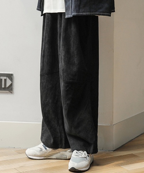 MGV（エムジーヴィー）の「コーデュロイ切替ストレートパンツ（その他パンツ・メンズ・ブルー/ブラック/ベージュ/カーキ・X-LARGE/MEDIUM/LARGE）」の19枚目の写真