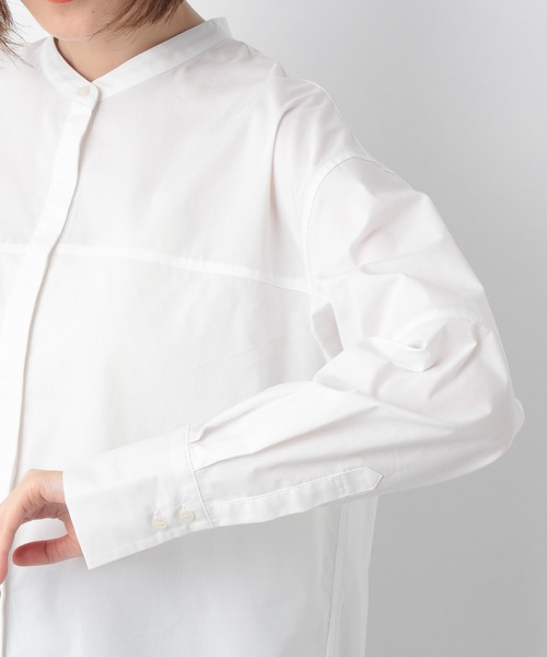 A part by（アパートバイ）の「【ソロテックス使用】ロングシャツ 229833（シャツ/ブラウス・レディース・オフホワイト/ライトピンク/ブラック系その他2・FREE）」の13枚目の写真