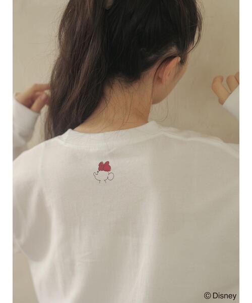 Green Parks(グリーンパークス)の「■minnie/ビッグリボンレディロンT(Tシャツ/カットソー・レディース・ホワイト・FREE)」の11枚目の写真